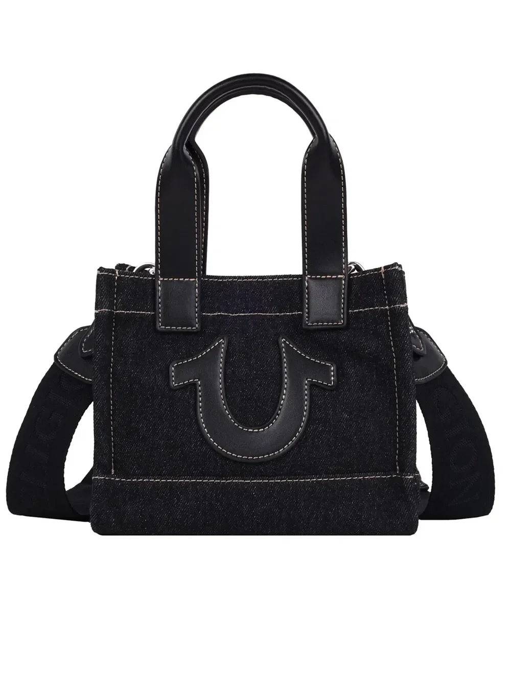 Mini bolso en denim