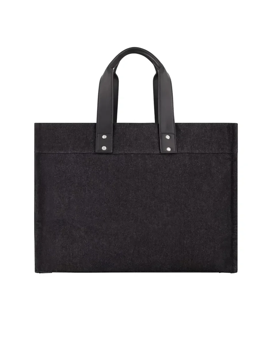 Bolso Tote extragrande en denim - imagen 3
