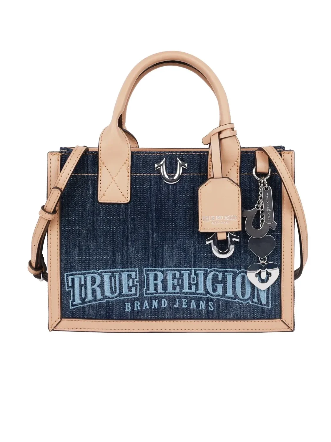 Bolso Tote en denim con logo Bombe