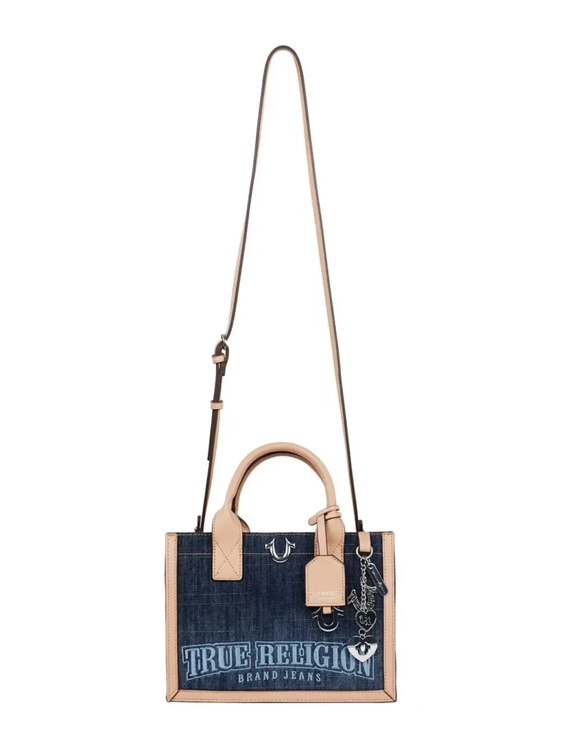 Bolso Tote en denim con logo Bombe - imagen 6