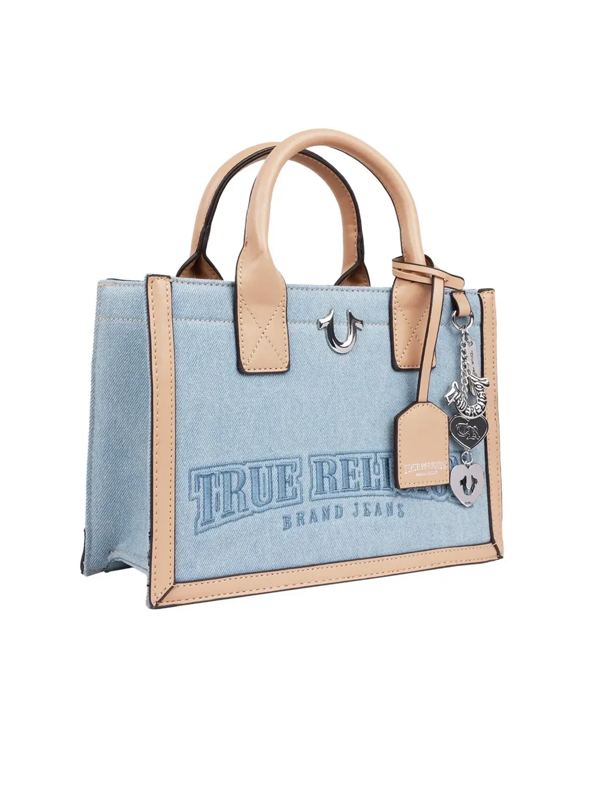 Bolso Tote en denim con logo Bombe - imagen 2