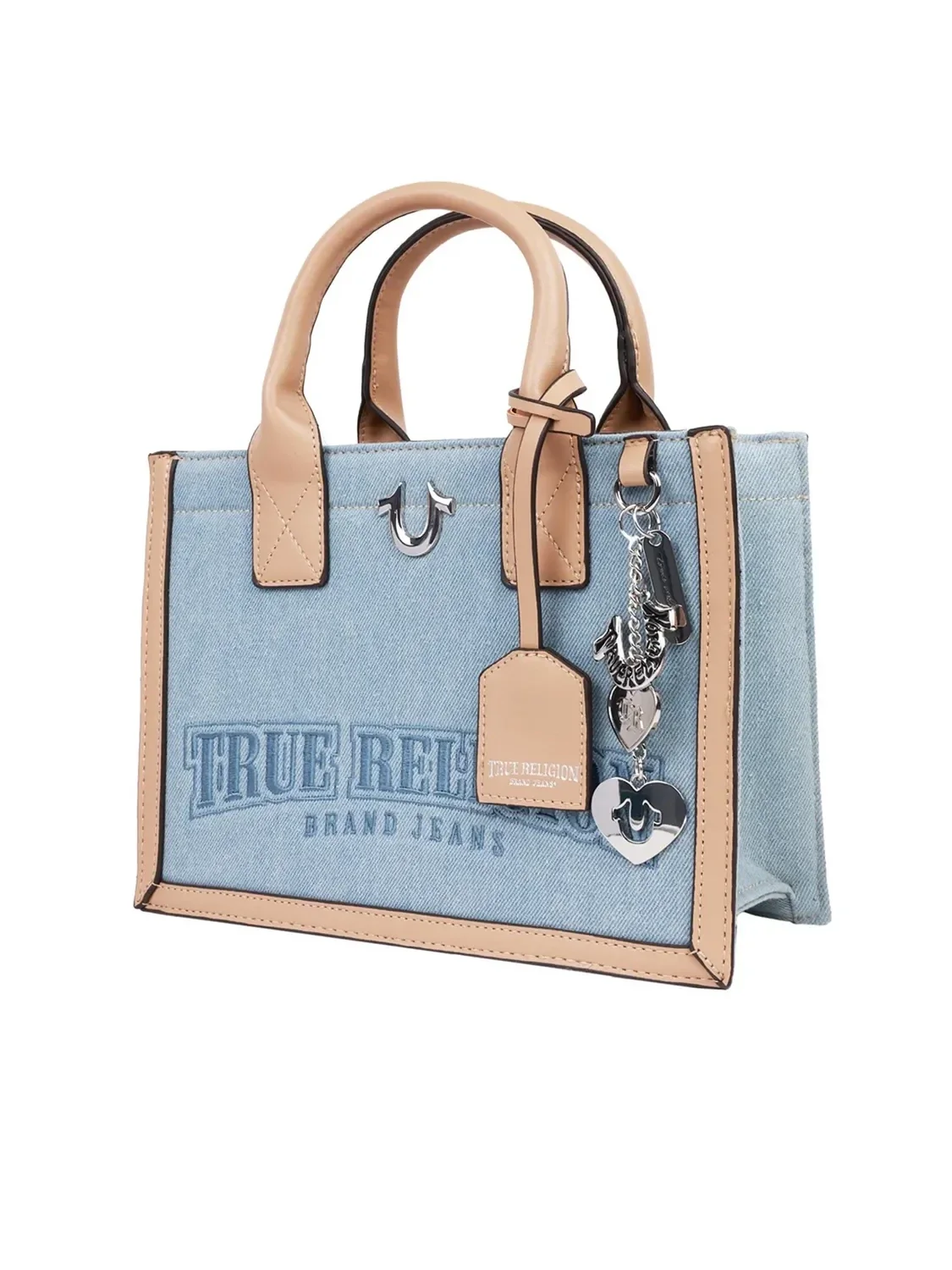 Bolso Tote en denim con logo Bombe - imagen 4