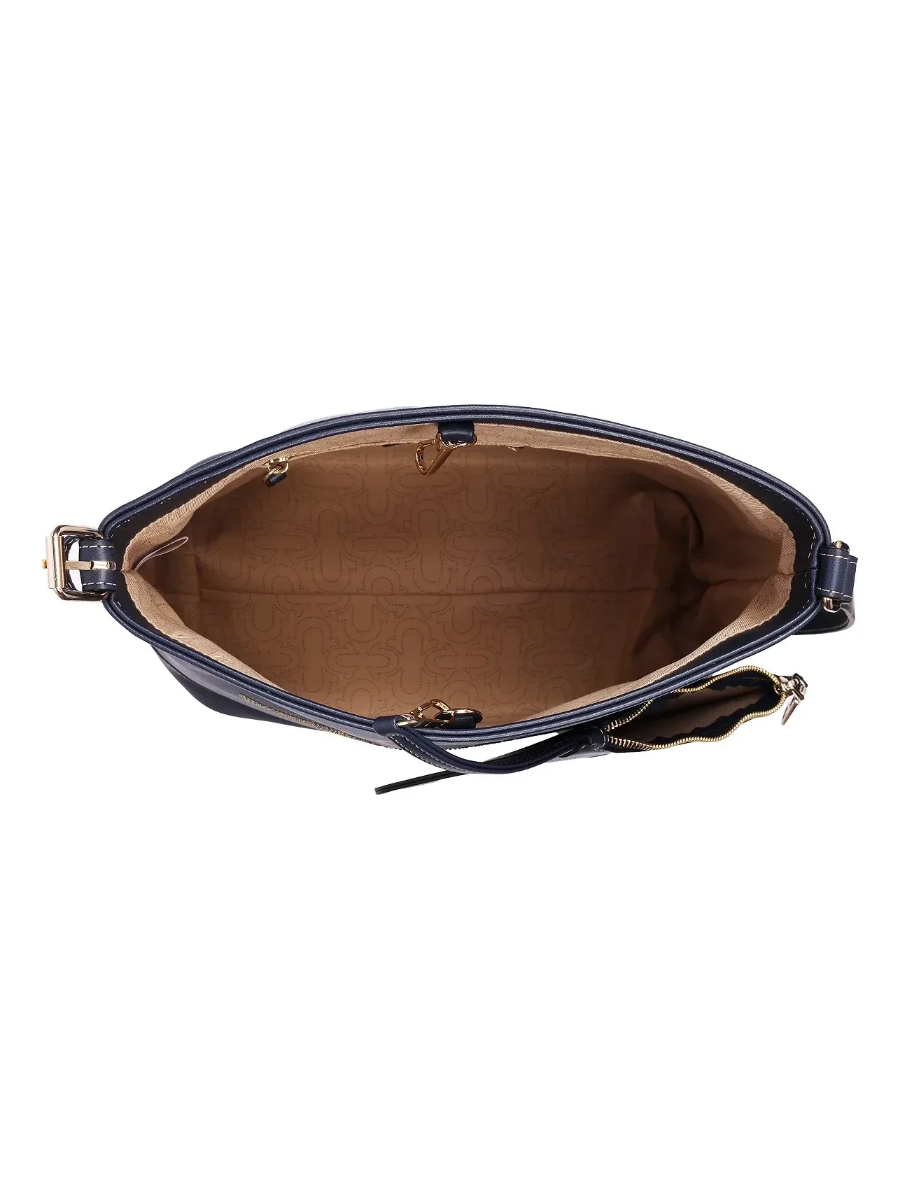 Bolso tipo cubo Chain Moto PU con cadena de dijes y bolsillo extraíble - imagen 7
