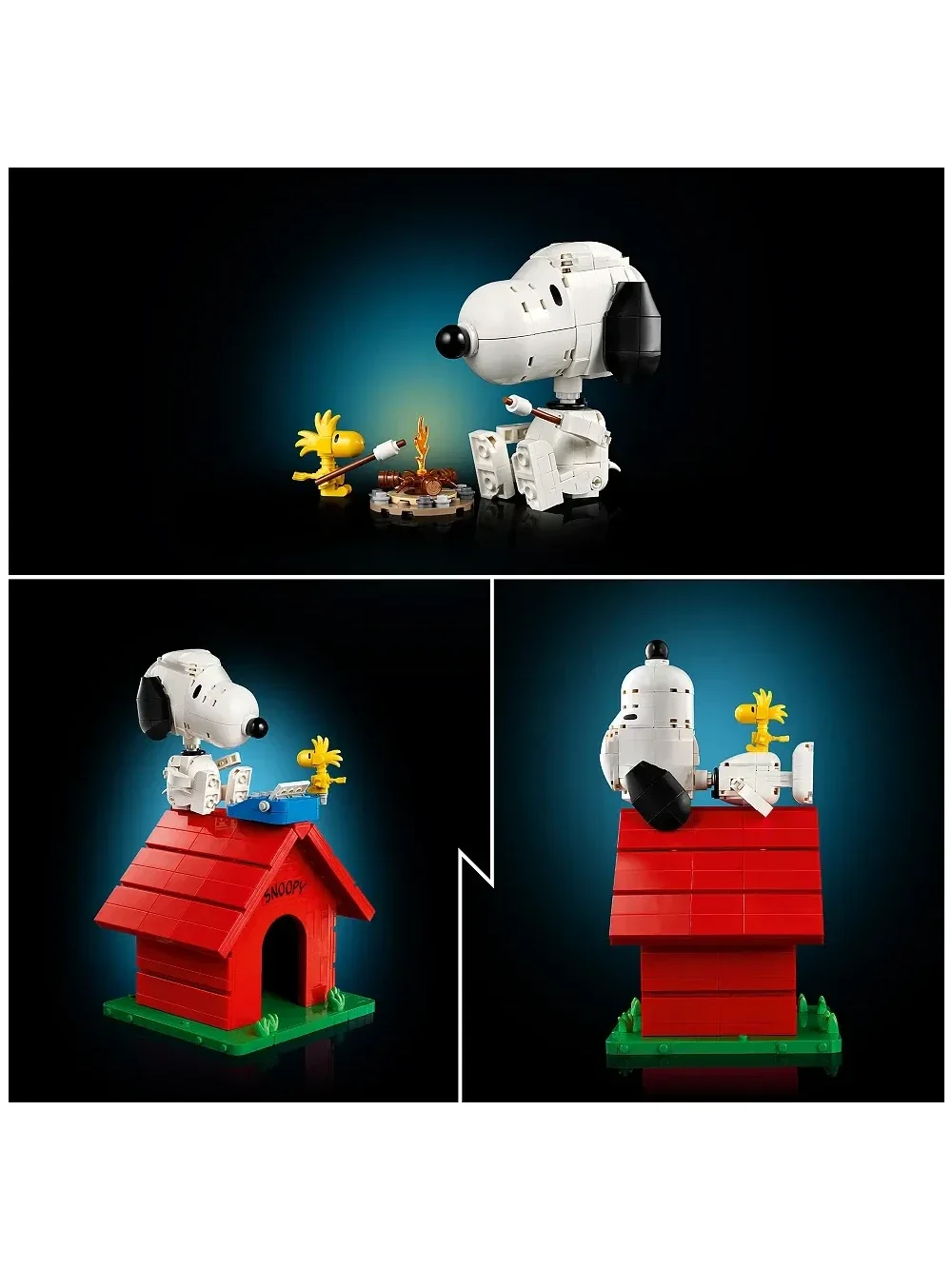 Set de Construccion Peanuts La Casita de Snoopy - imagen 3