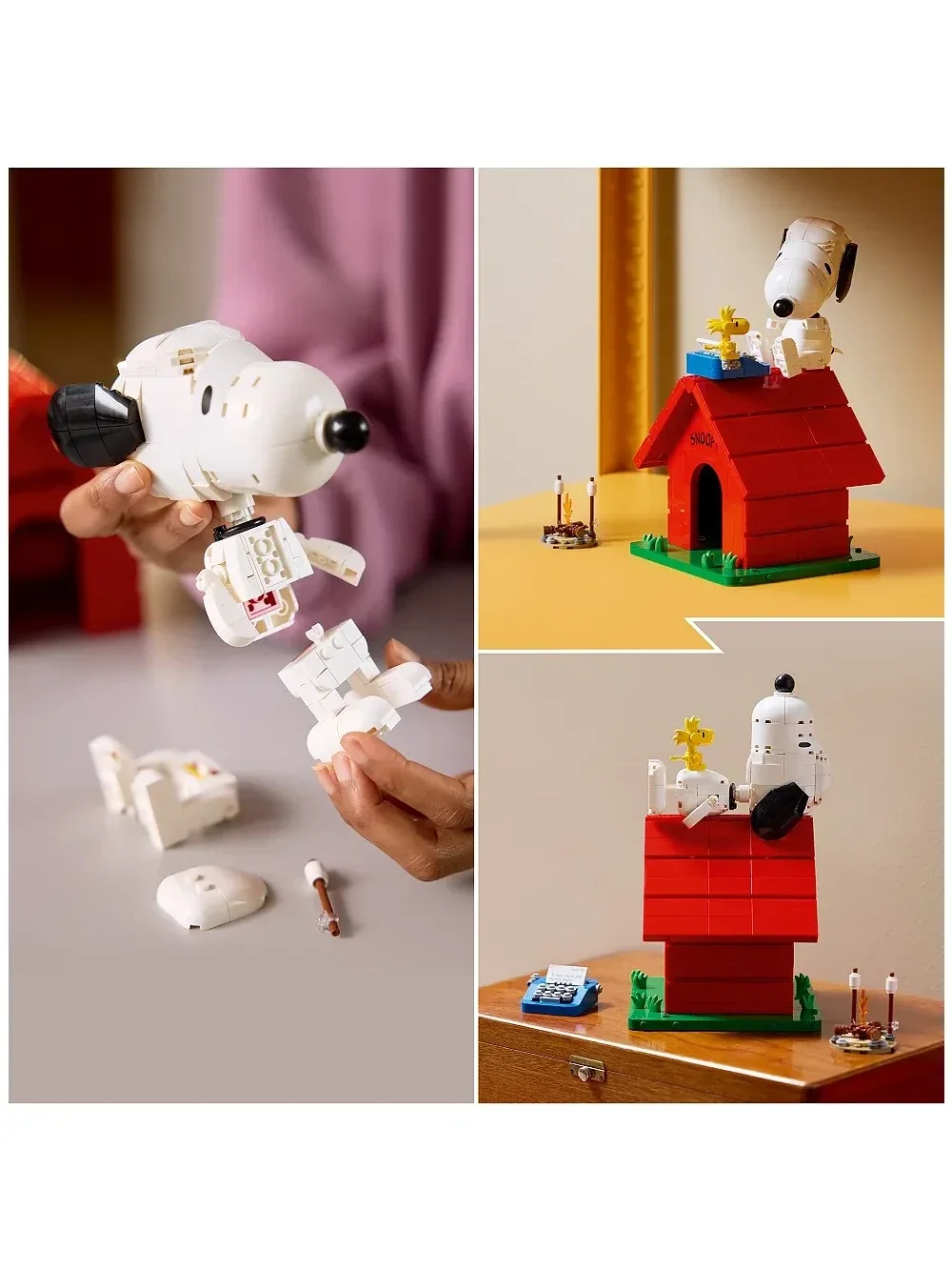 Set de Construccion Peanuts La Casita de Snoopy - imagen 4