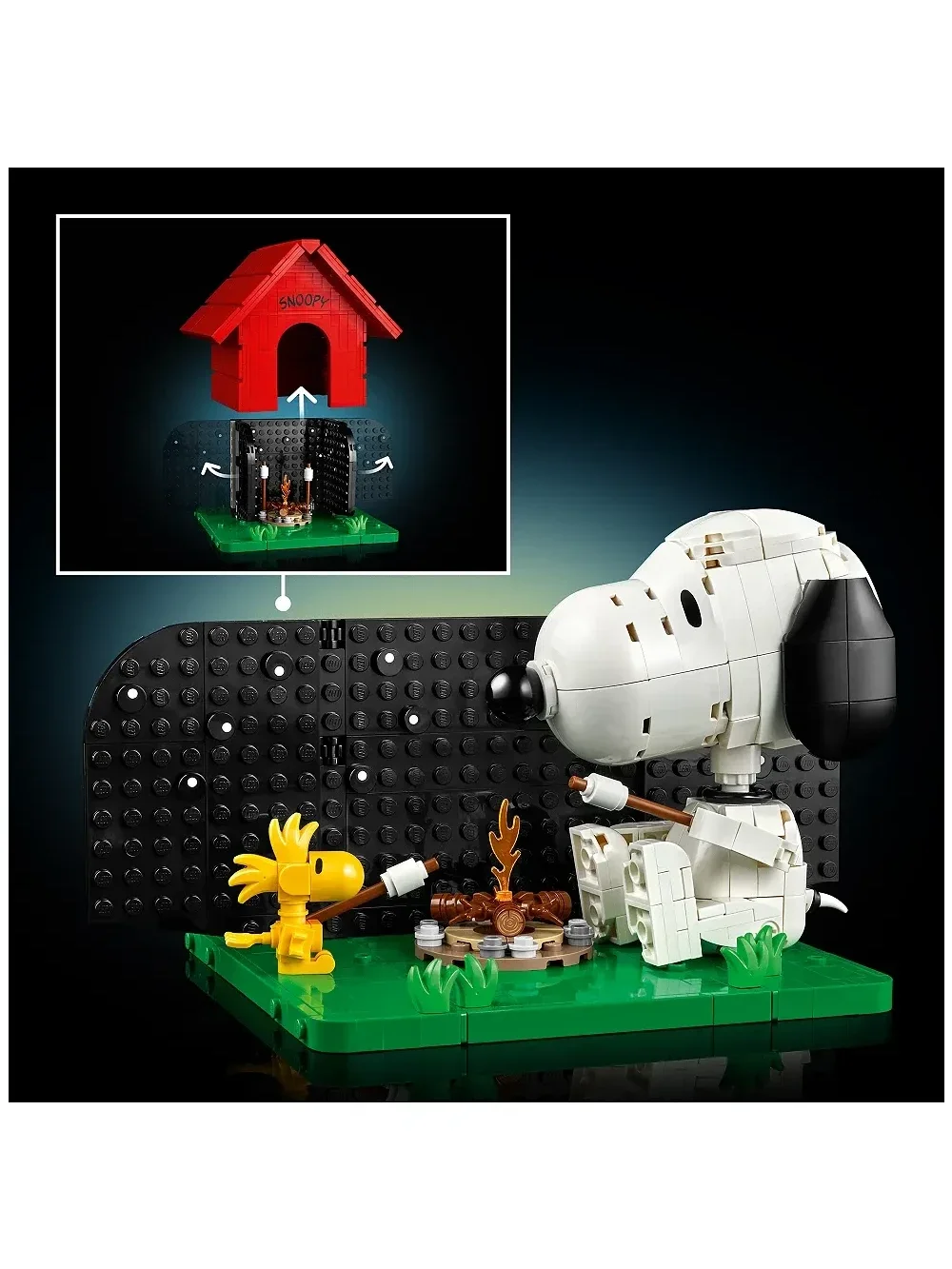 Set de Construccion Peanuts La Casita de Snoopy - imagen 5