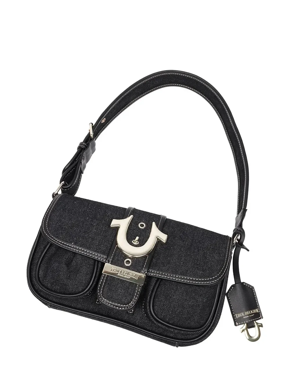 Bolso Satchel en Denim con Dos Bolsillos - imagen 4