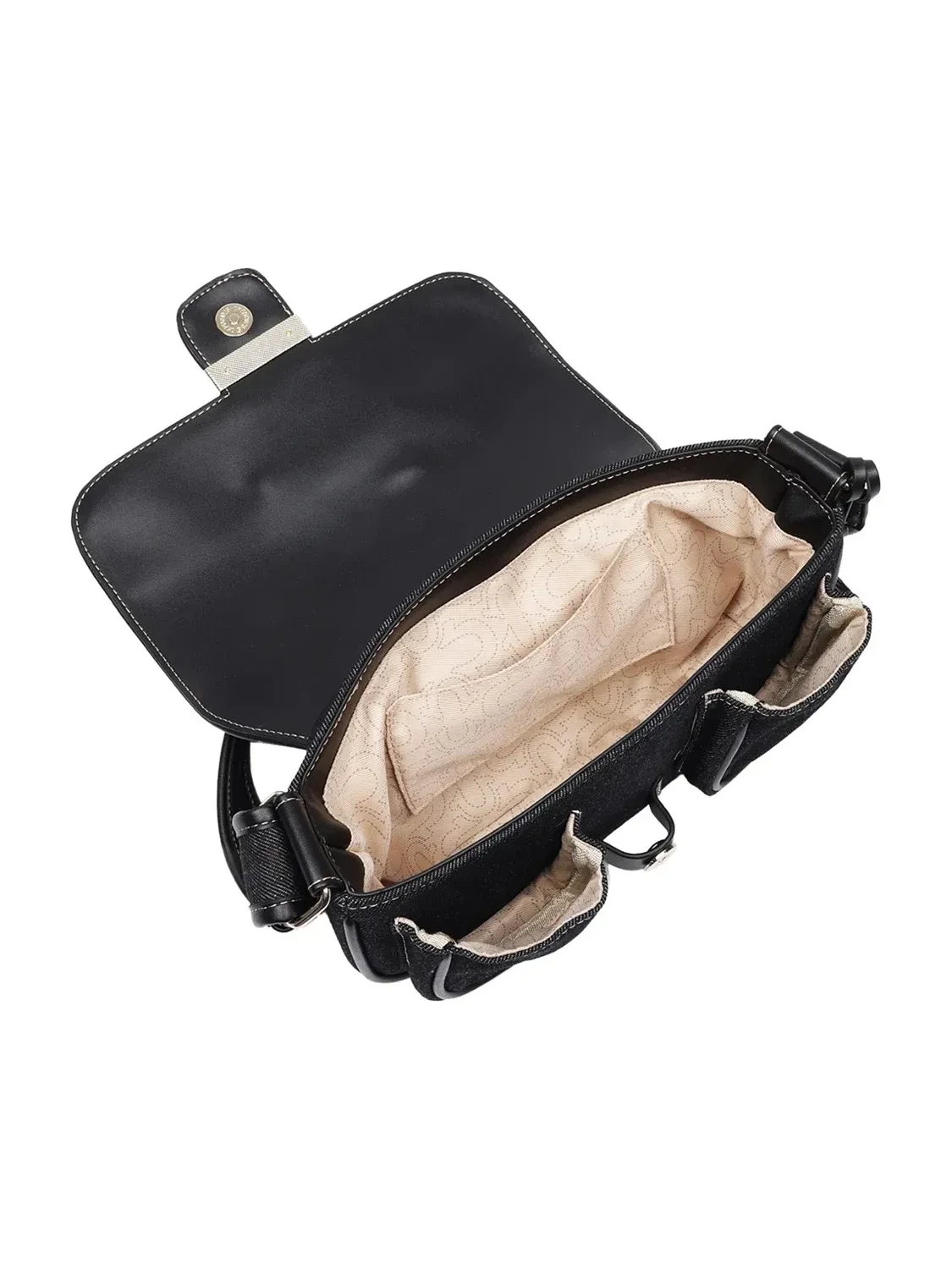 Bolso Satchel en Denim con Dos Bolsillos - imagen 5
