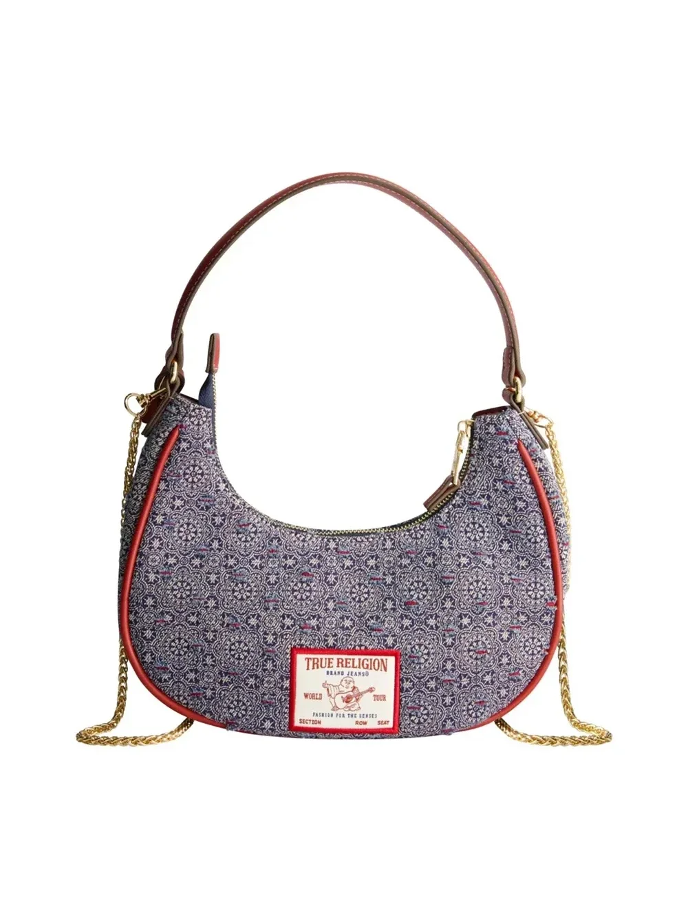 Bolso Hobo en Denim Rayado - imagen 3