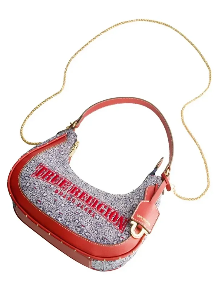 Bolso Hobo en Denim Rayado - imagen 5
