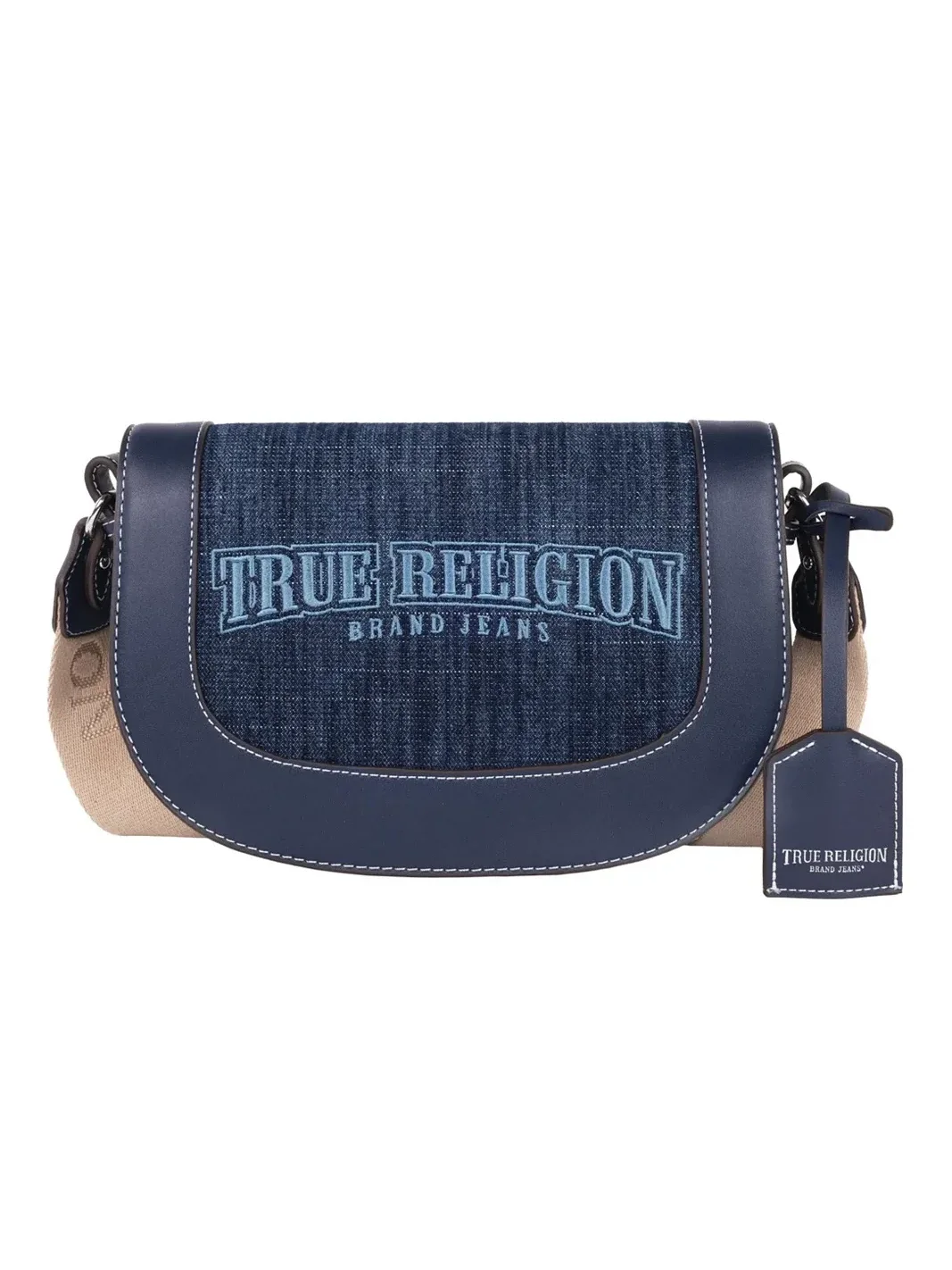 Bolso Bandolera Logo Saddle en Denim - imagen 1