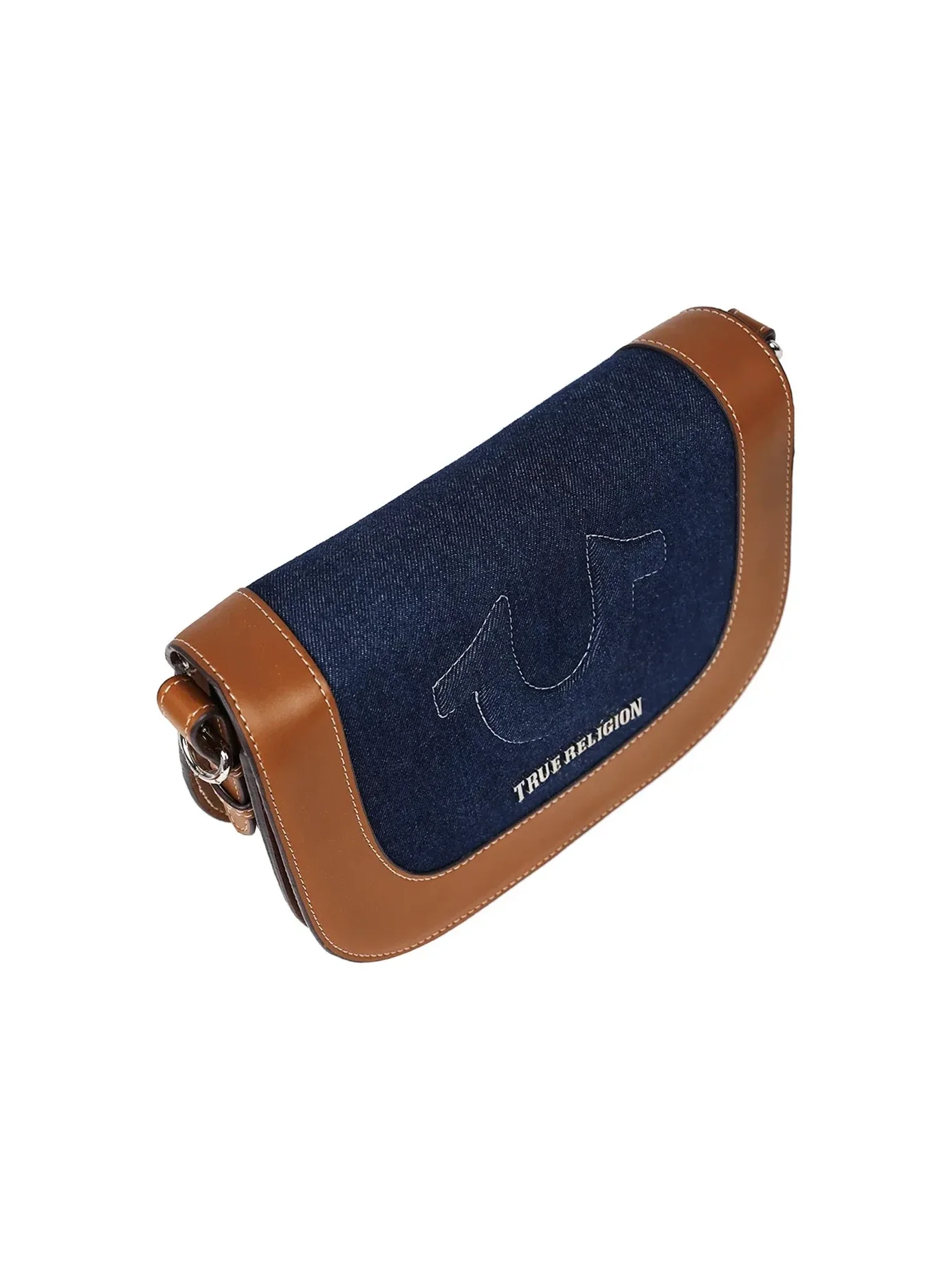 Bolso Cruzado con Solapa en Denim Raised Horseshoe - imagen 6