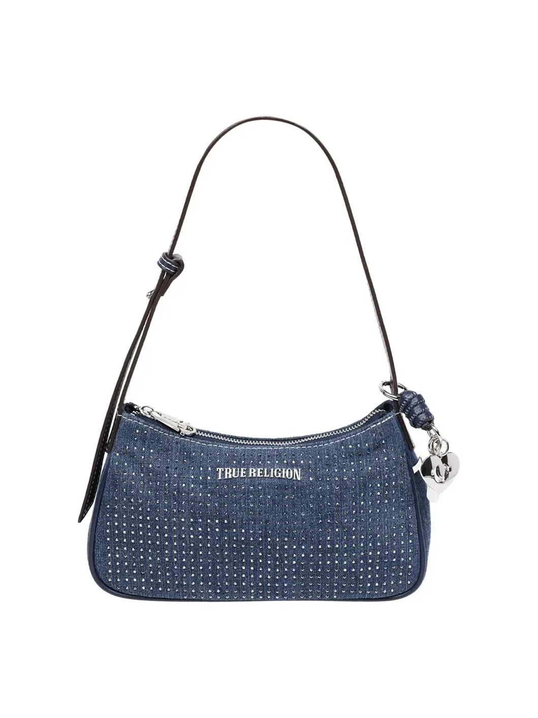 Bolso Sparkle Denim Zip Top en Denim