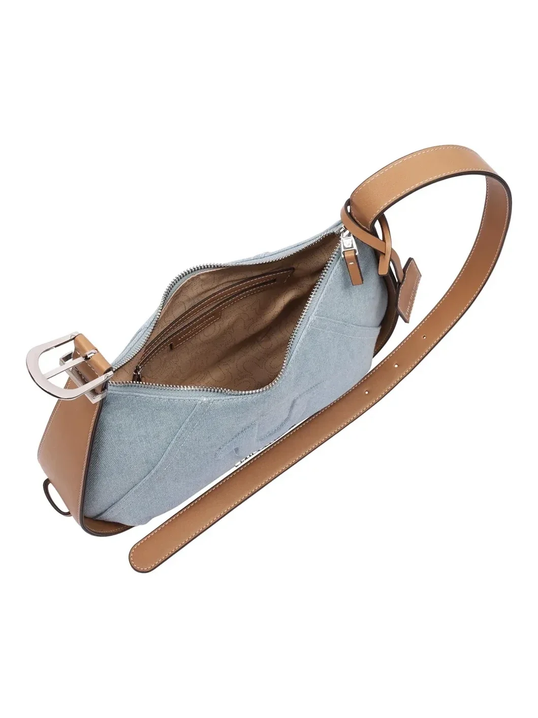 Bolso Hobo Raised Horseshoe en Denim - imagen 6