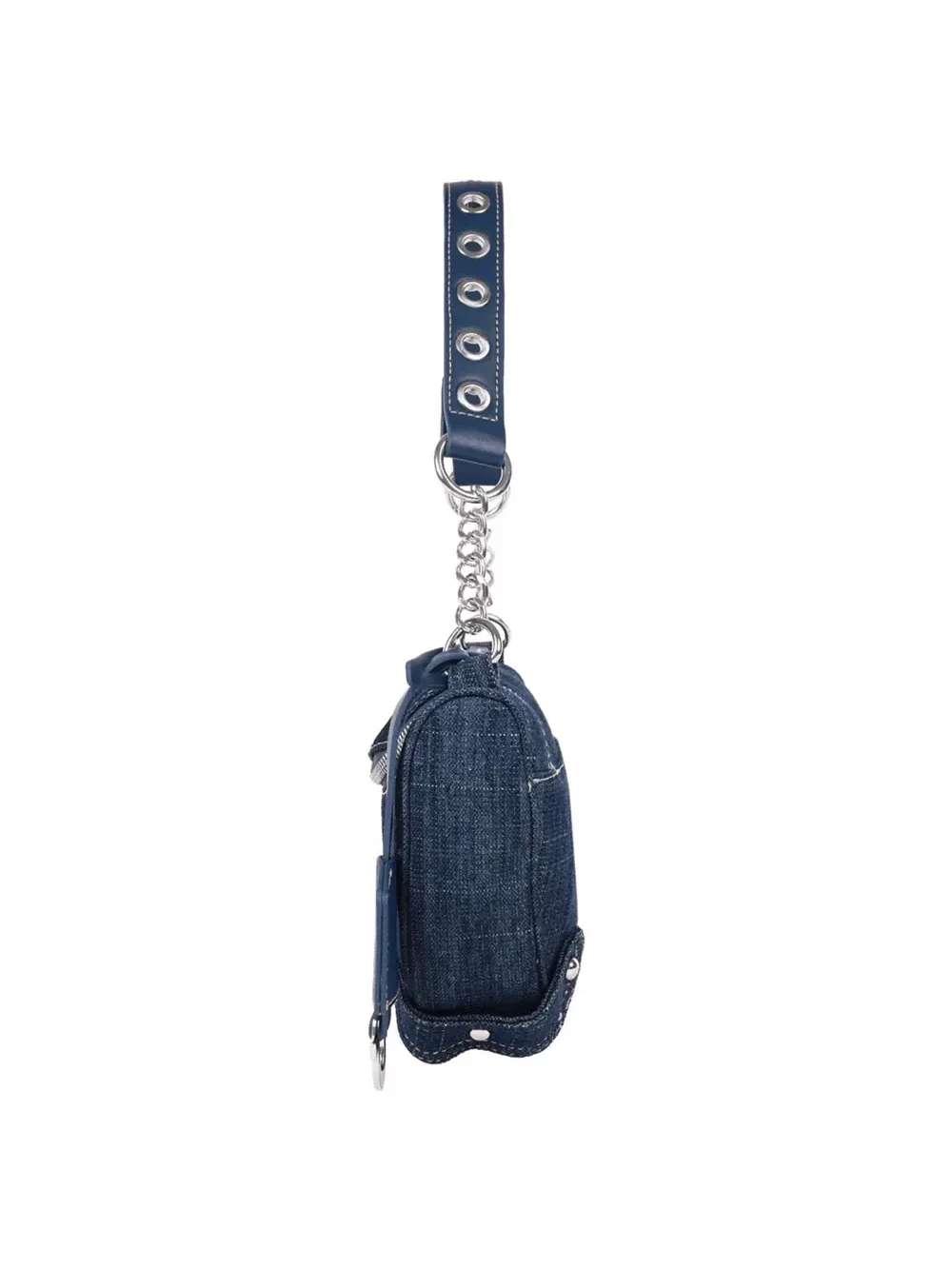 Bolso Hobo en Denim con Cadena - imagen 6