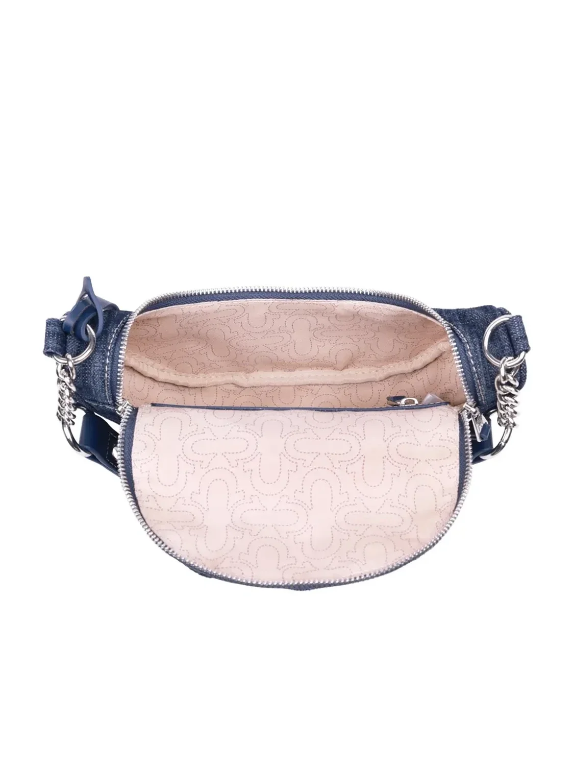Bolso Hobo en Denim con Cadena - imagen 9