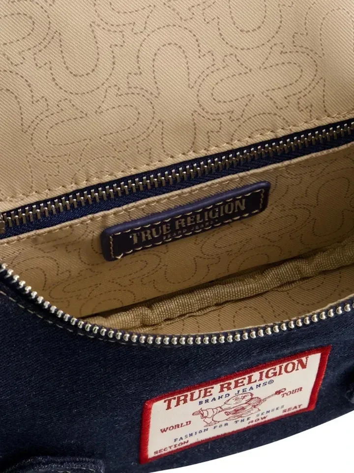 Bolso Hobo en Denim con Asa de Cadena - imagen 5