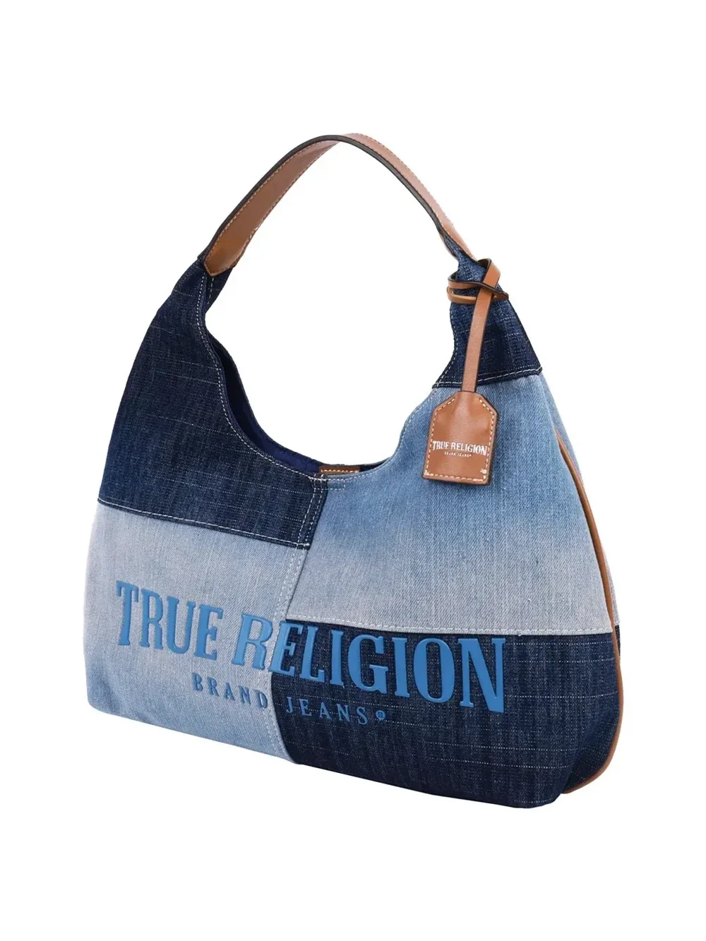 Bolso Hobo Patchwork en Denim - imagen 3