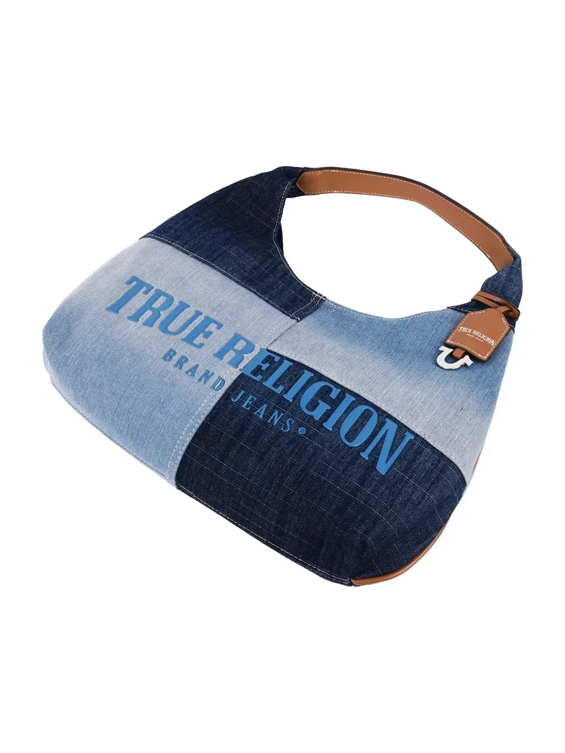 Bolso Hobo Patchwork en Denim - imagen 5