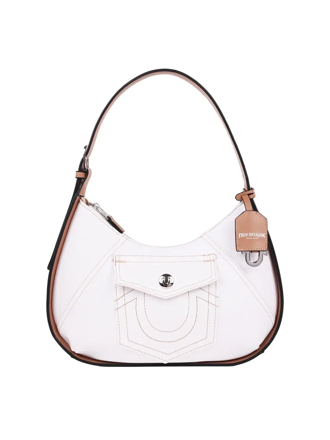 Bolso Hobo Mediano con Bolsillo de Herradura