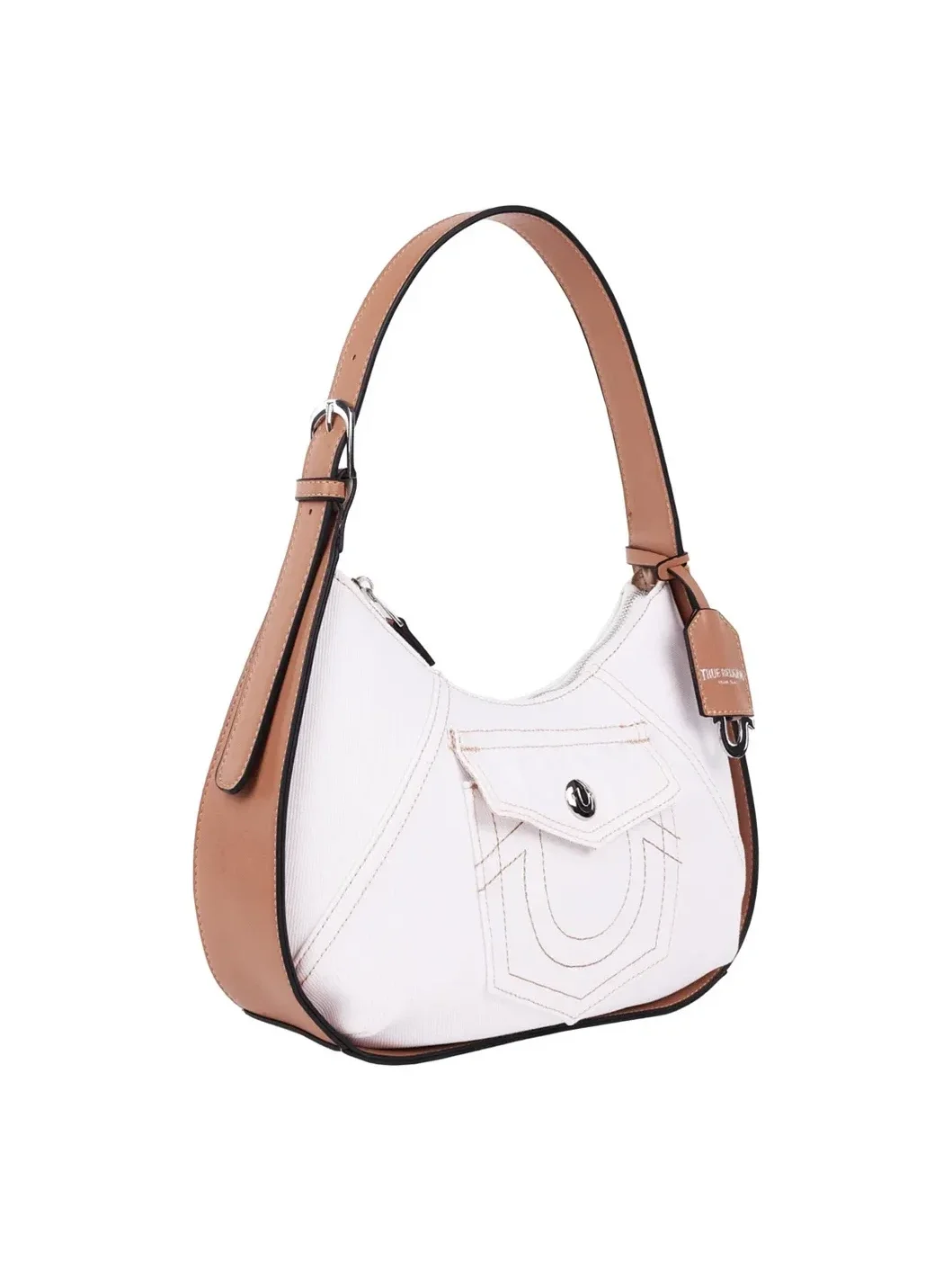 Bolso Hobo Mediano con Bolsillo de Herradura - imagen 3