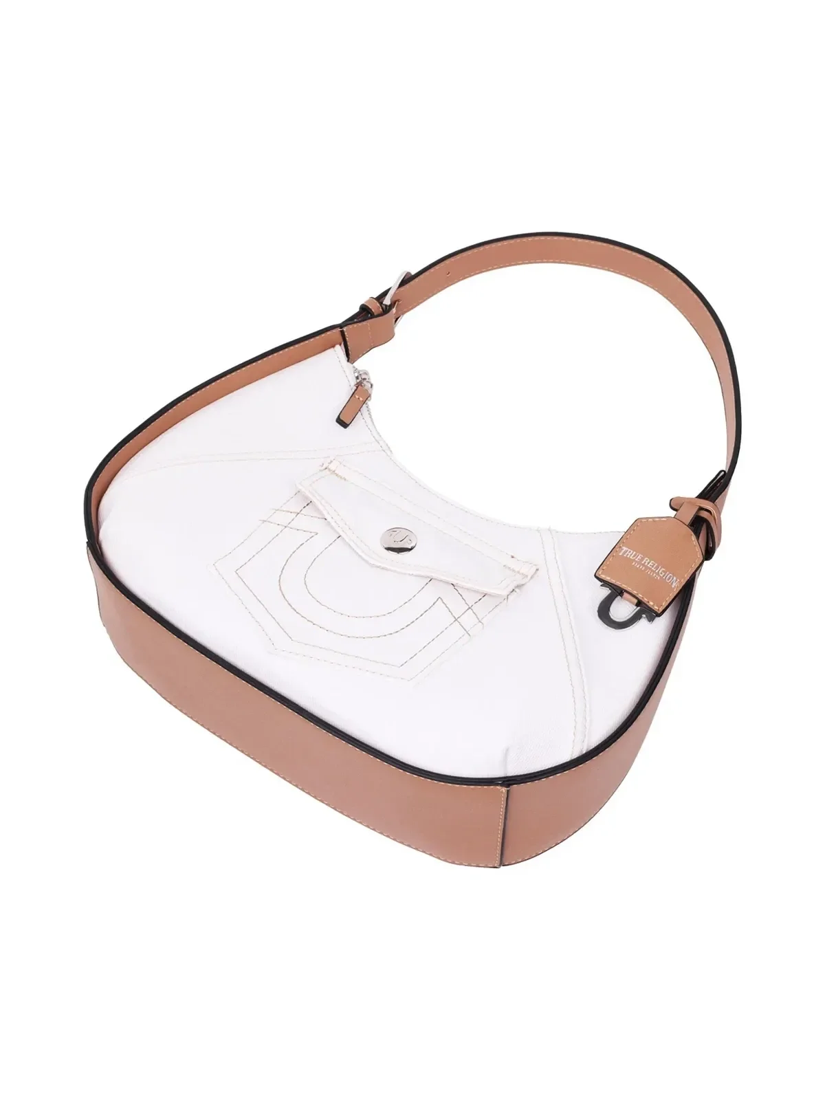 Bolso Hobo Mediano con Bolsillo de Herradura - imagen 5