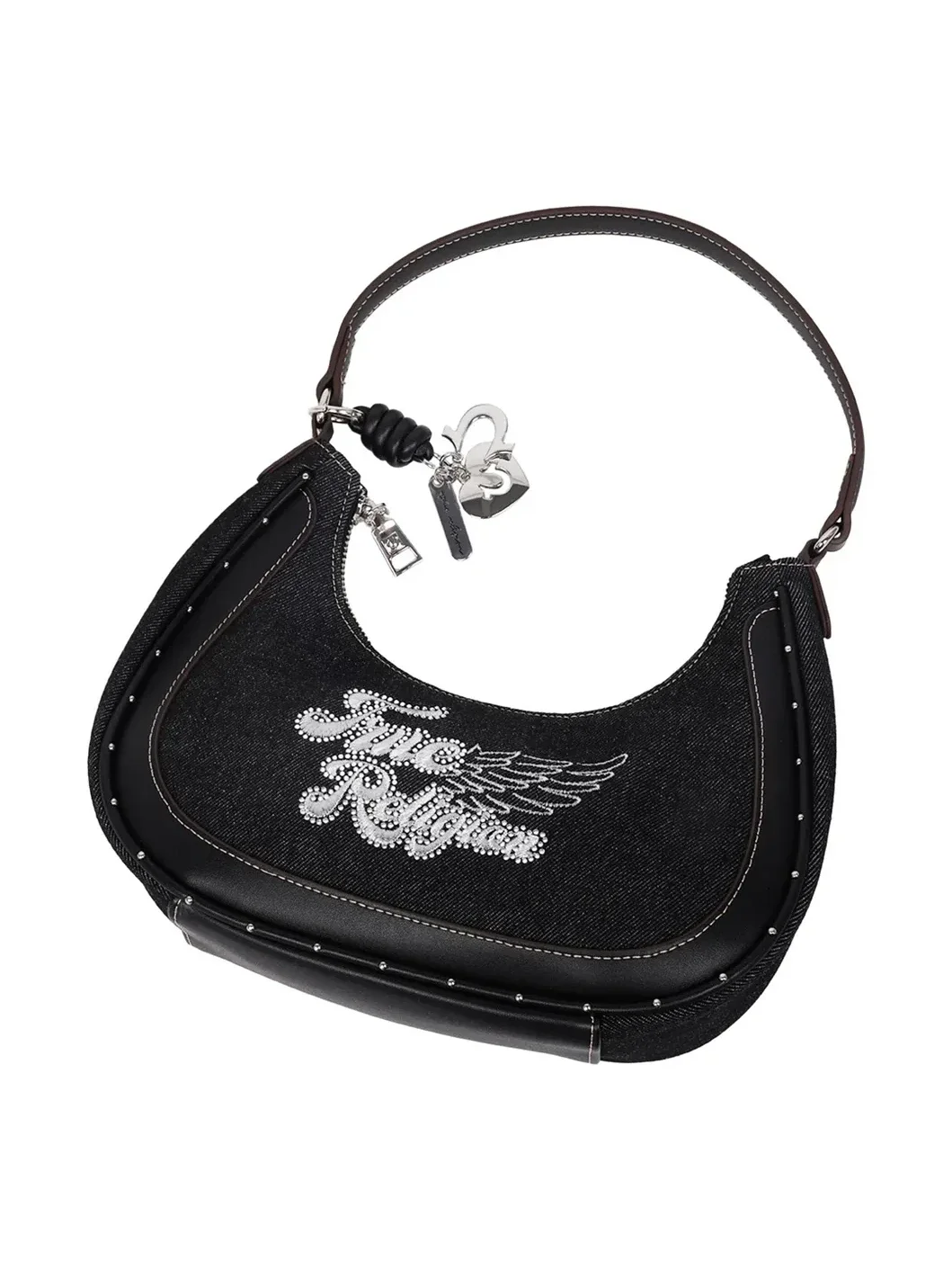 Bolso Hobo con Motivo de Alas - imagen 6
