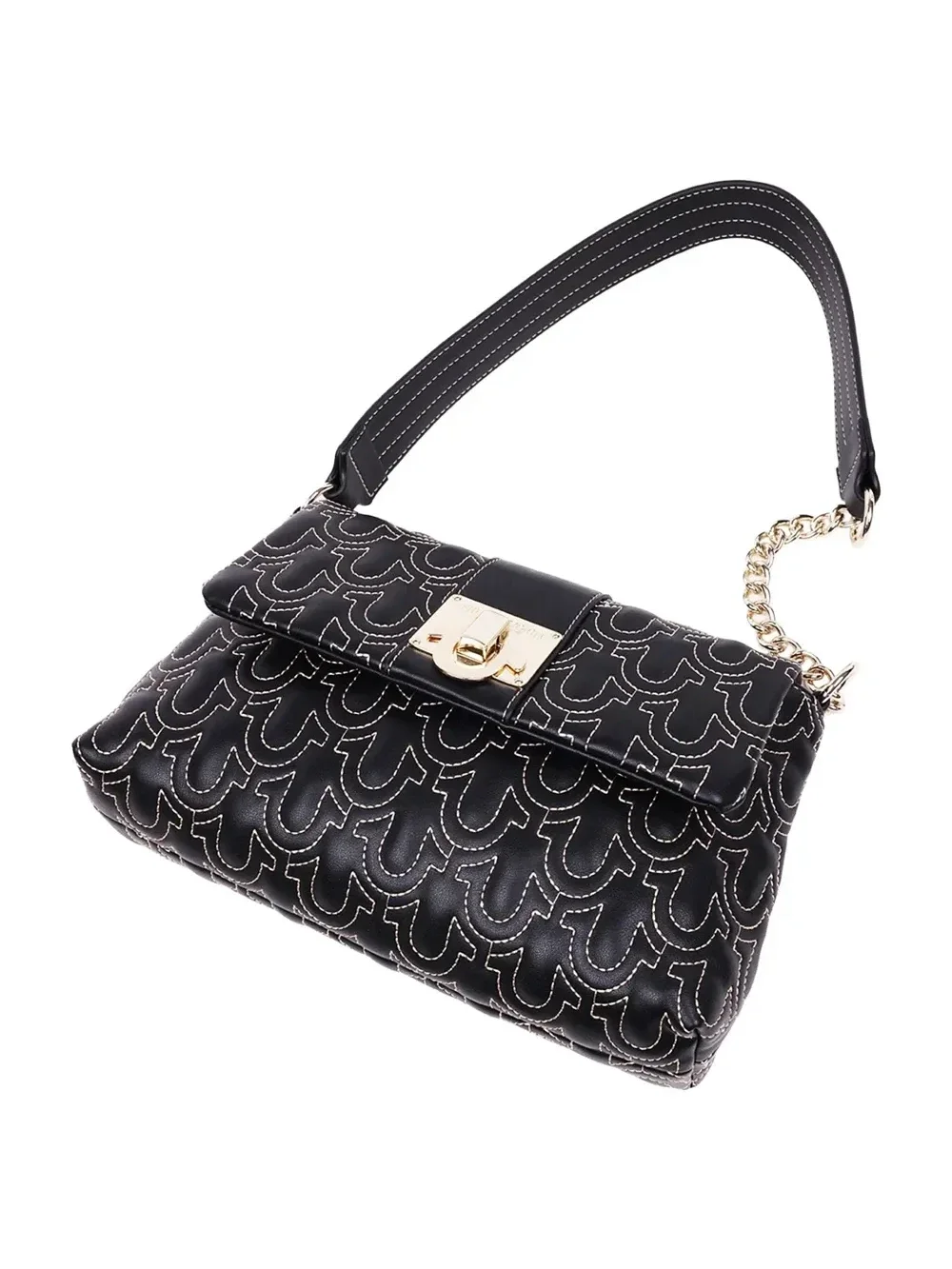 Bolso de Hombro Horseshoe Quilt Logo Plaque Flap - imagen 5