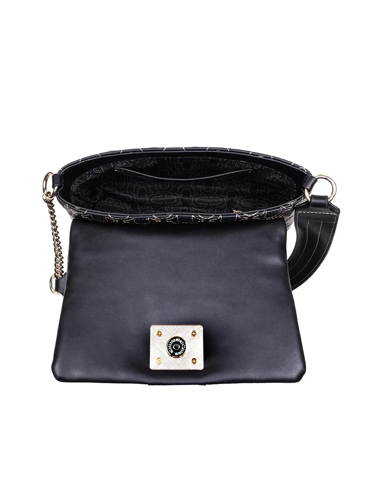 Bolso de Hombro Horseshoe Quilt Logo Plaque Flap - imagen 6