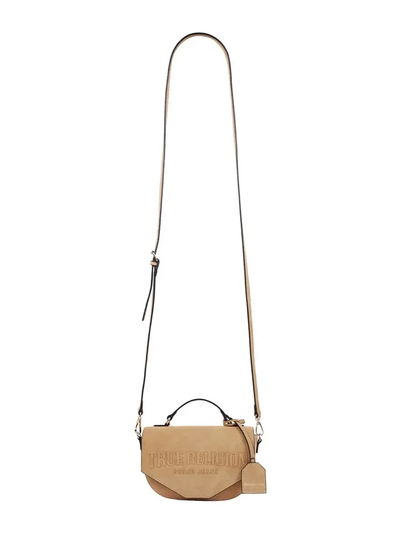 Bolso Cruzado Trapunto con Solapa en Ante - imagen 4