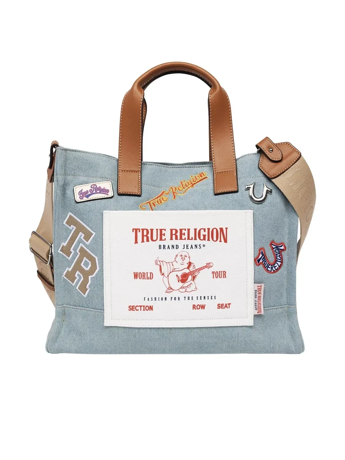 Bolso Tote Andy Multi Patch en Denim - imagen 1