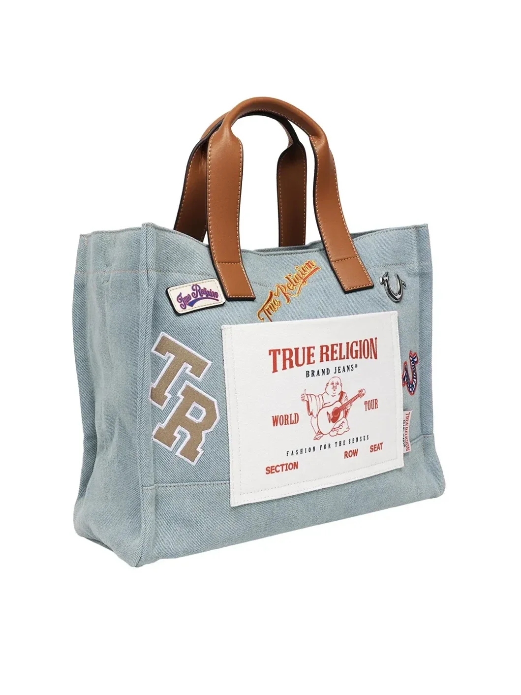 Bolso Tote Andy Multi Patch en Denim - imagen 3