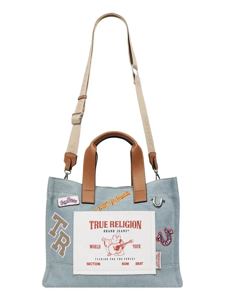 Bolso Tote Andy Multi Patch en Denim - imagen 7