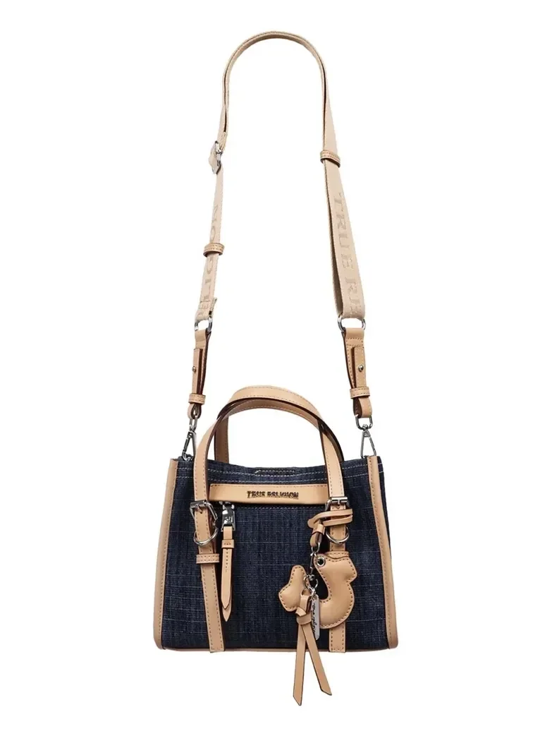 Bolso Mini Tote Dangle en denim - imagen 5