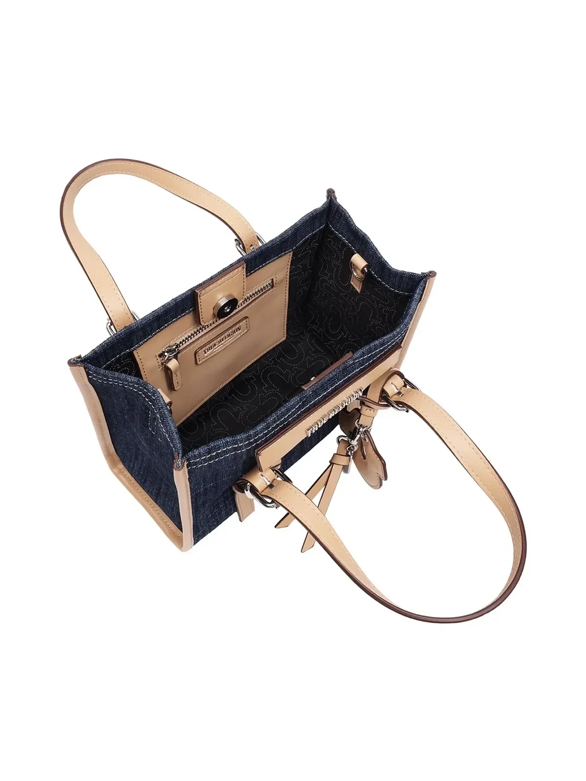 Bolso Mini Tote Dangle en denim - imagen 6