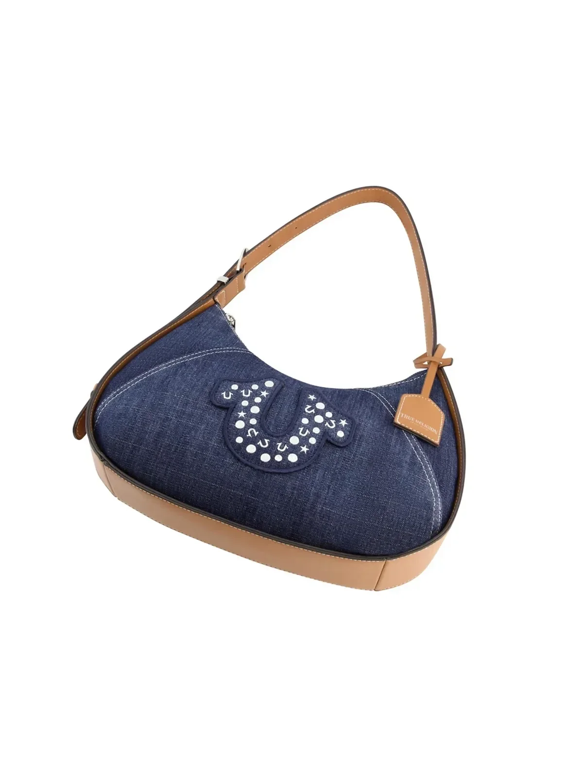 Bolso Hobo con Tachuelas de Denim - imagen 5