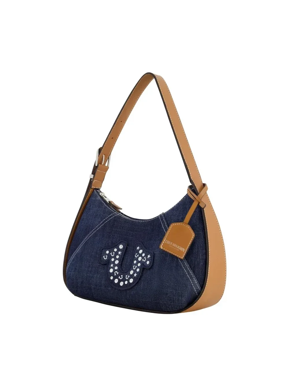 Bolso Hobo con Tachuelas de Denim - imagen 6