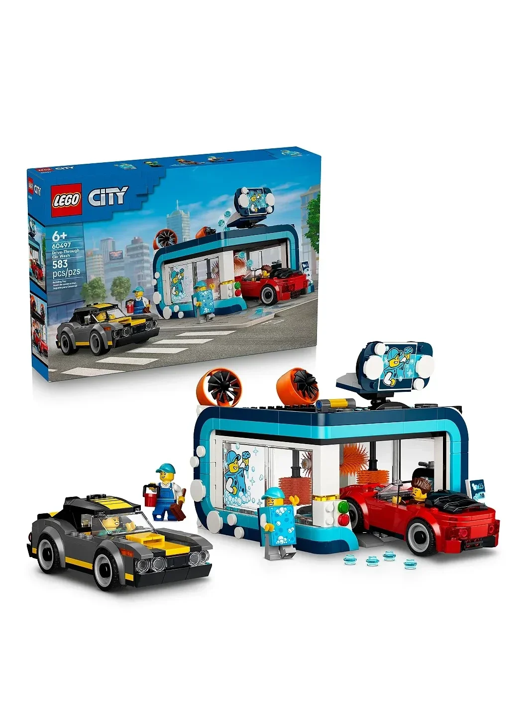 Set de Construcción Auto Lavado Drive-Through