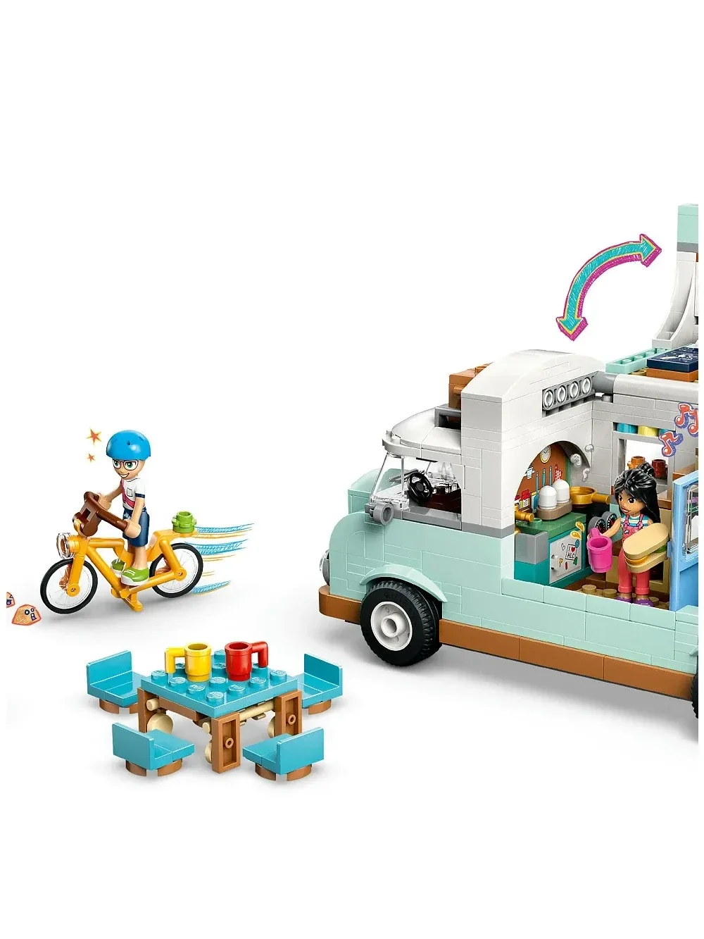 Set de Juego Camper Van de Aventura Friends - imagen 4