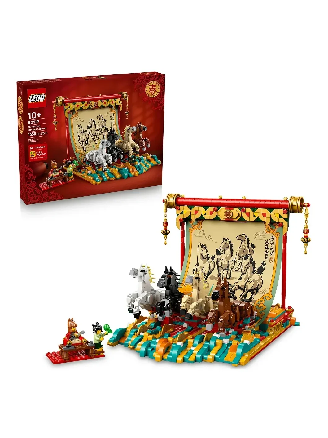 Set de Construcción Chinese Festivals Galloping Horses - imagen 6