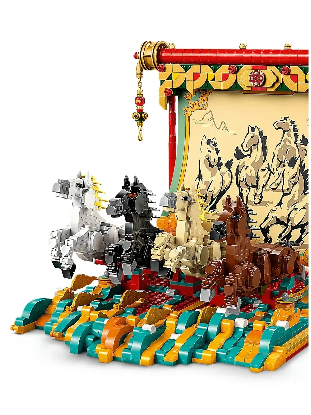 Set de Construcción Chinese Festivals Galloping Horses - imagen 7