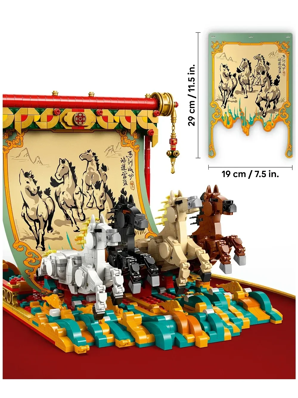 Set de Construcción Chinese Festivals Galloping Horses - imagen 9