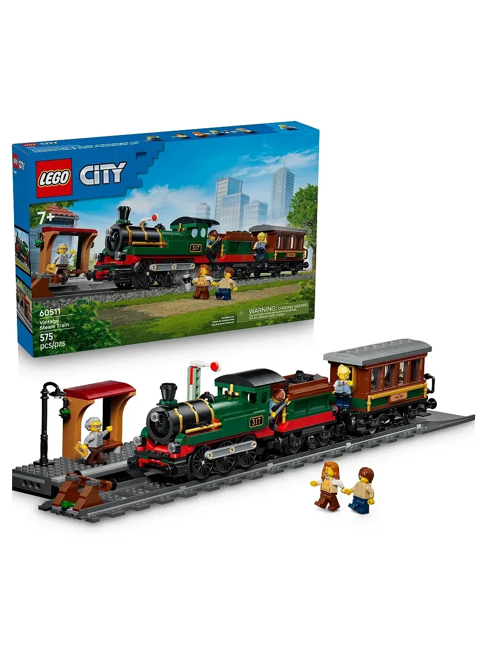 Set de Construcción Tren de Vapor Vintage
