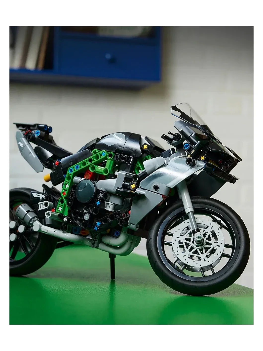 Juguete de Motocicleta Kawasaki Ninja H2R Technic - imagen 8