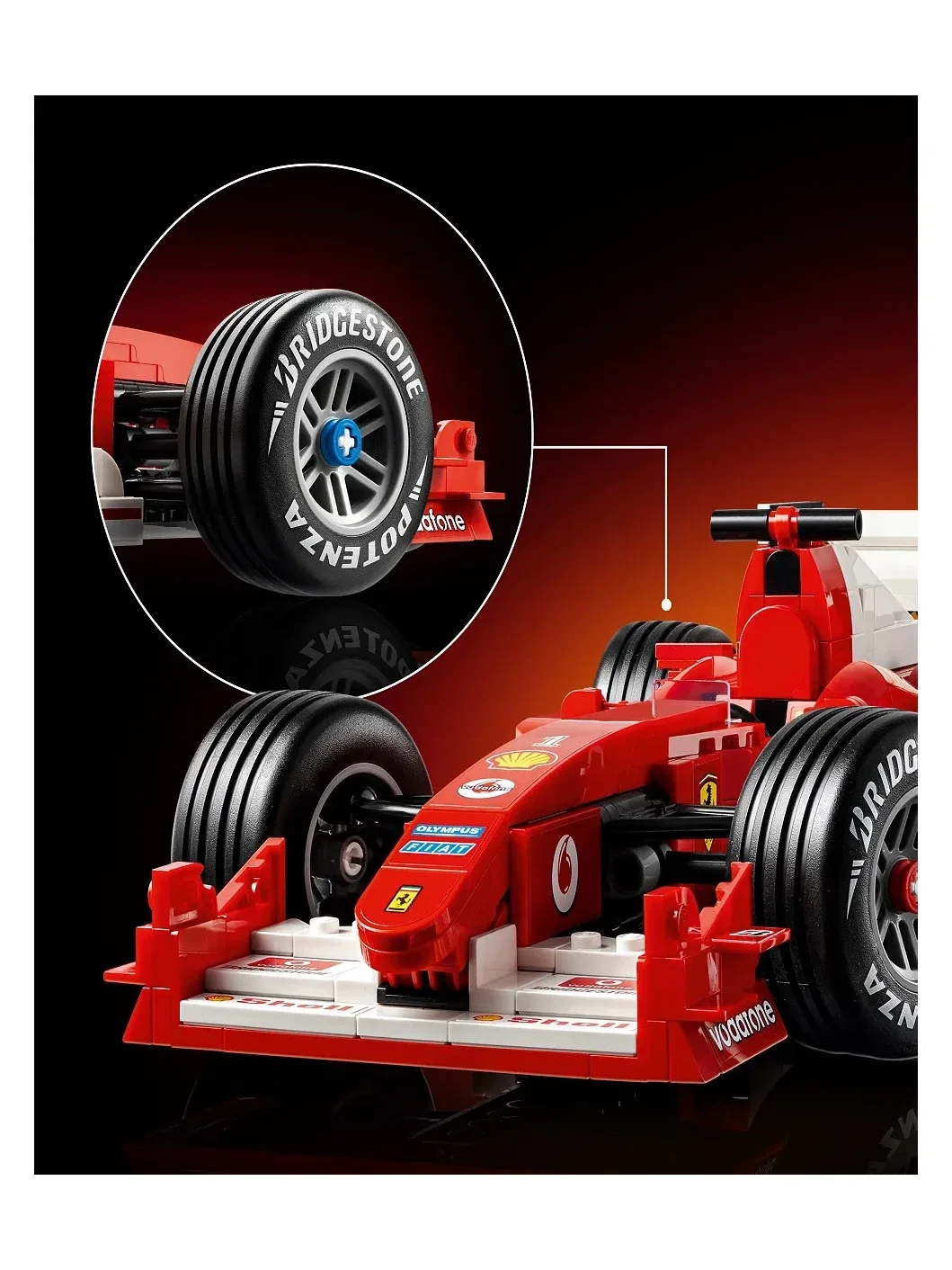 Set de Construccion Ferrari F2004 - imagen 6
