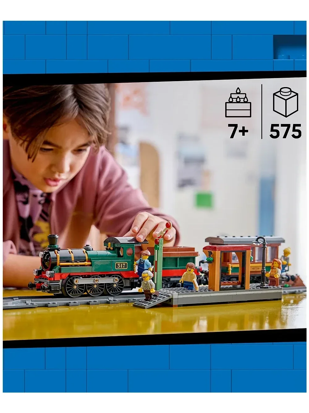 Set de Construcción Tren de Vapor Vintage - imagen 4