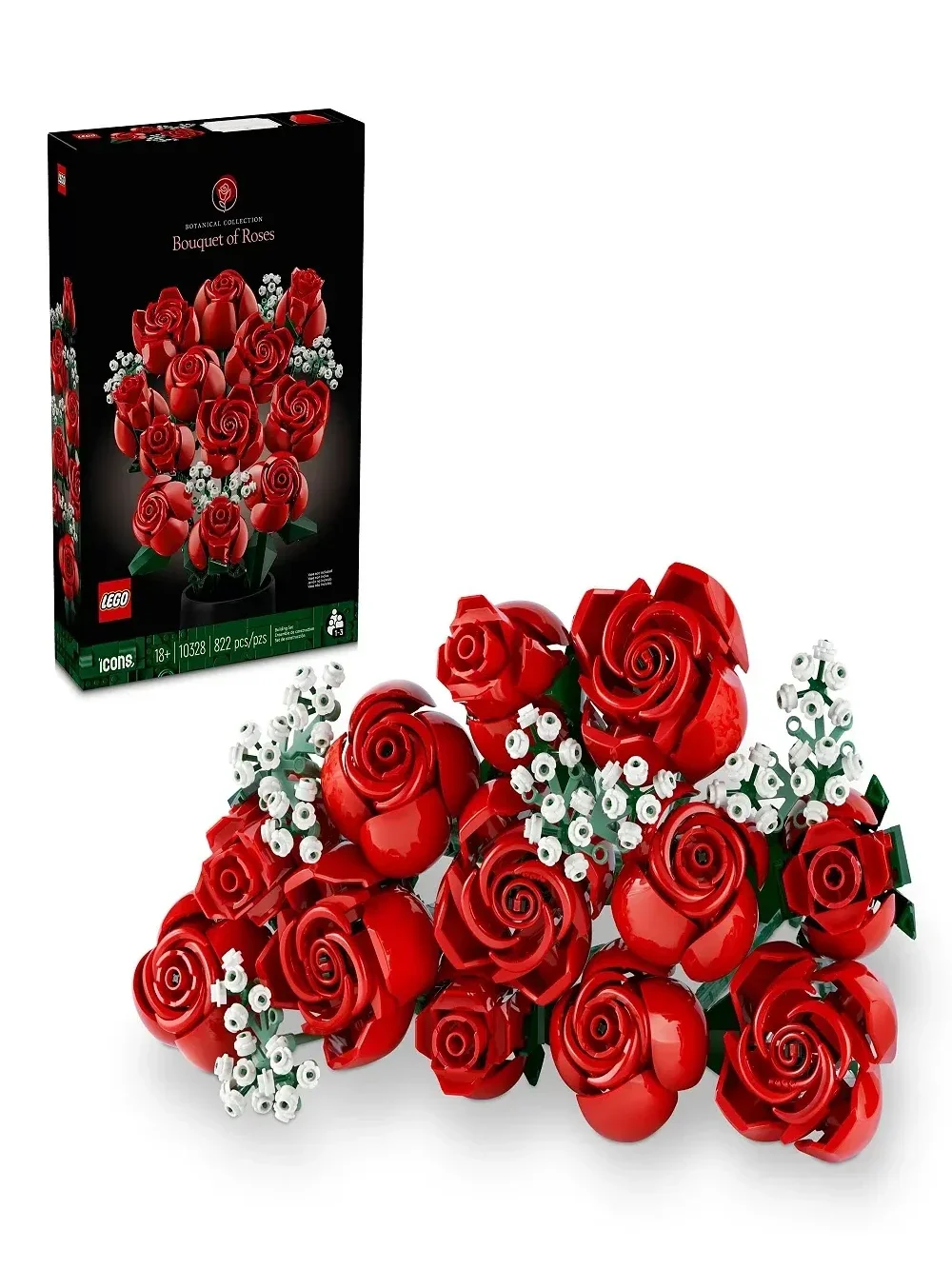 Set de Construcción Bouquet of Roses Icons