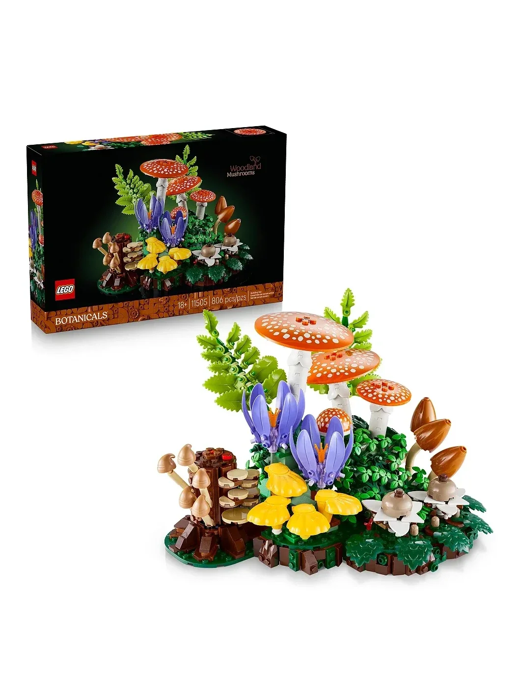 Set de Construcción Woodland Mushrooms