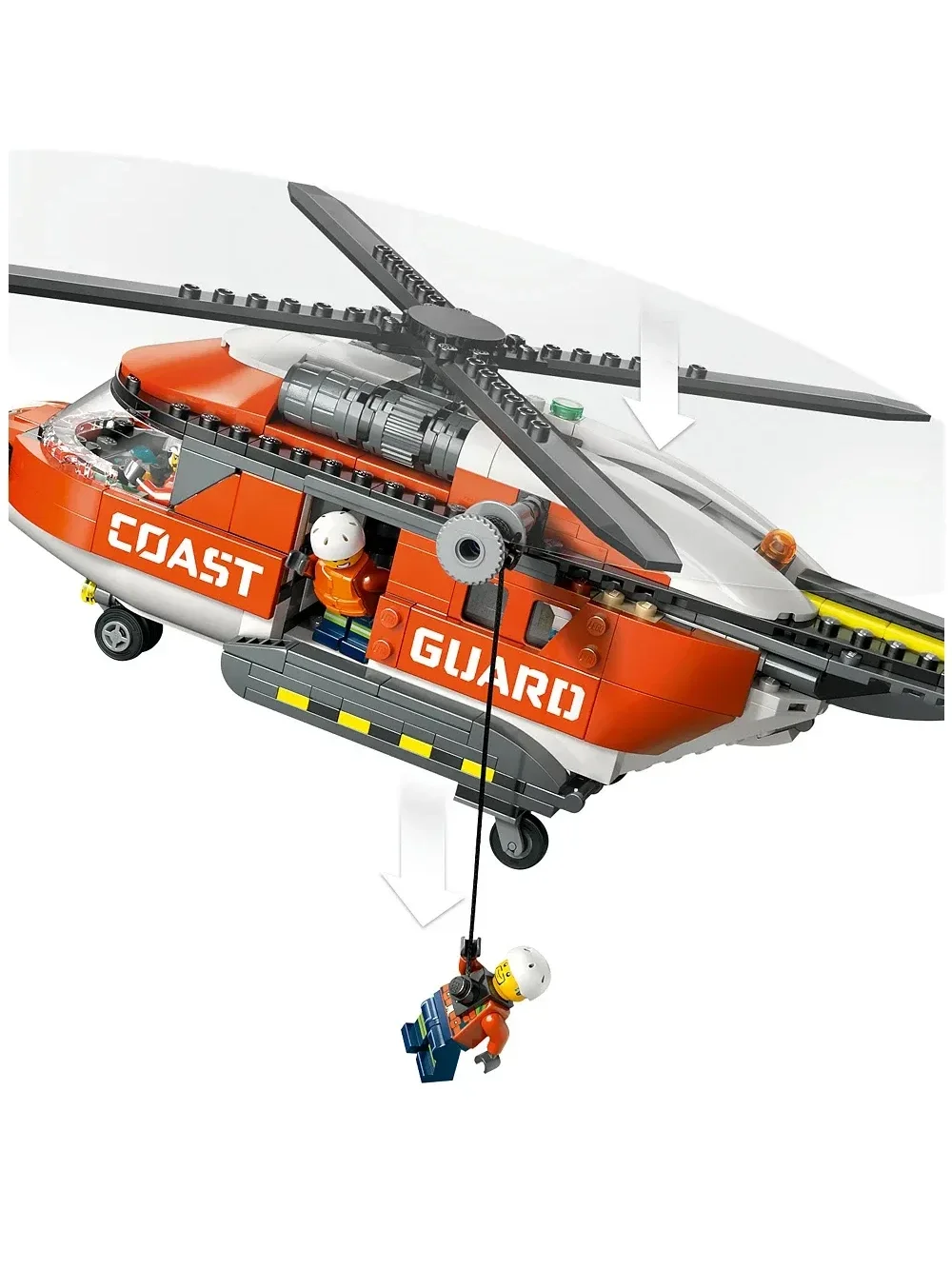 City Coast Guard Helicopter Toy 60503 - Multi - imagen 5
