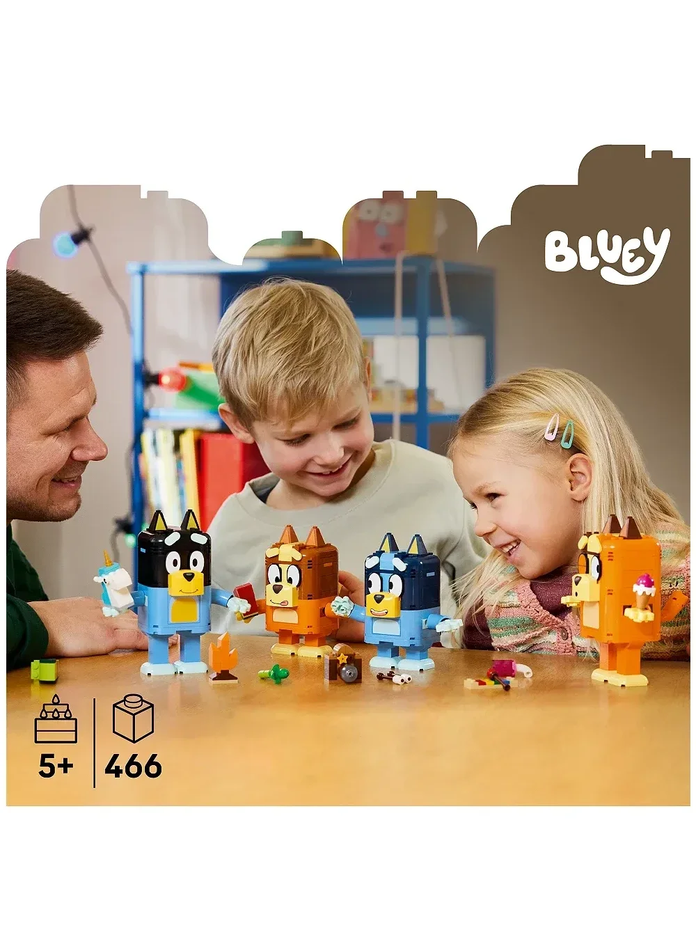 Set de Construcción Brick-Built Bluey Family - imagen 5